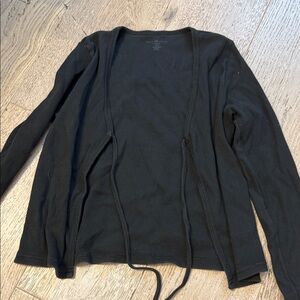 Brandy Melville Black Open Front Cardigan